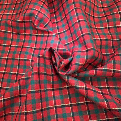 Escoces Navidad Rojo