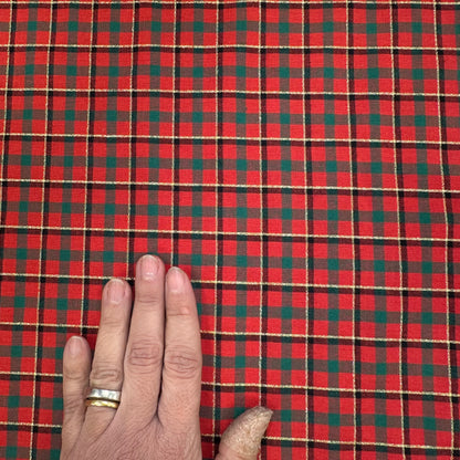 Escoces Navidad Rojo