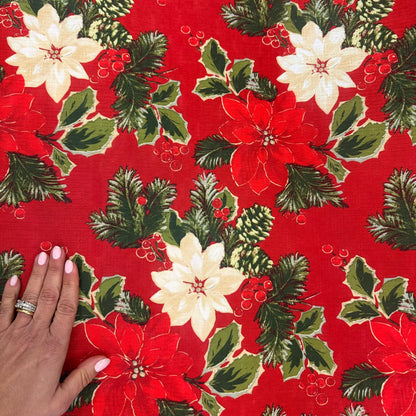 Linette Repelente al Agua Navidad Rojo